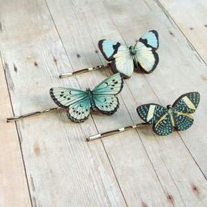 Blue Butterfly Hair Accessory image 2