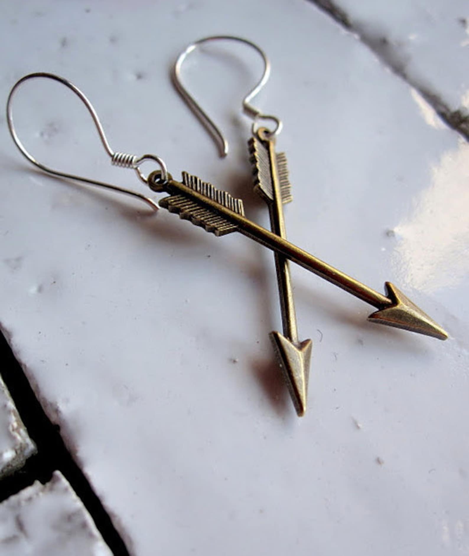 Arrow Earrings Etsy