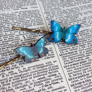 Blue Butterfly Hair Accessory