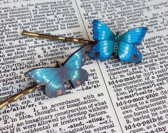 Blue Butterfly Hair Accessory