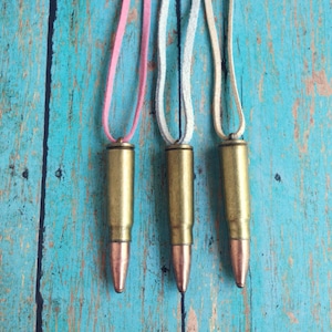 Vintage Bullet Necklace Casing Jewelry