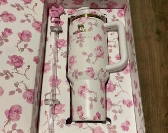 Love Fancy Quencher Tumbler 40 oz with Gift Box Packing, New Box