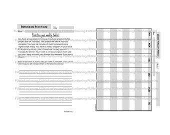 Planning & Prioritizing Executive Function Bundle (3-Pack)