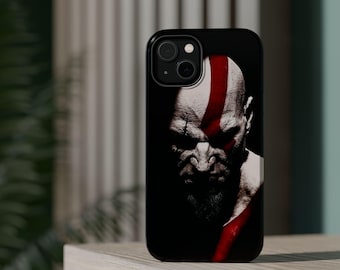 Kratos Red War Paint phone case | Magnetic impact-resistant case | iPhone & Samsung Phone cases