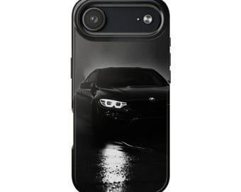 Black Sports Car Phone Case | Night Driving Automotive Phone Case