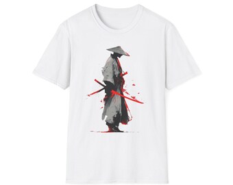 Samurai Silhouette T-Shirt | Warrior, Katana Art, Japanese Swords