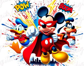Mickey Mouse Acuarela Salpicadura PNG, Camiseta de Personajes de Dibujos Animados, Cumpleaños de Mickey Mouse PNG