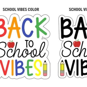 Back to School Cling für Nora Fleming Basis (verschiedene Größen)