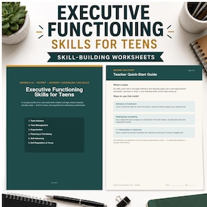Executive Functioning Skills for Teens | No-Prep Life Skills Toolkit Grades 6-12
