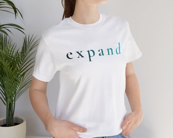 T-Shirt | Achtsames Wachstums-Shirt | Yoga Bekleidung | Sinnvolles Wohngeschenk | Unisex Airlume Baumwolle