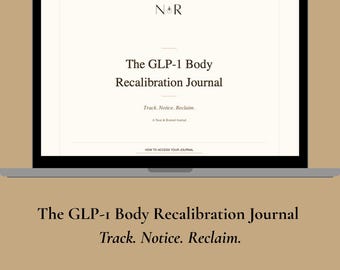GLP-1 Journal der Körper-Rekalibrierung | Interaktiver Digitaler Tracker | Semaglutide Tirzepatide Log