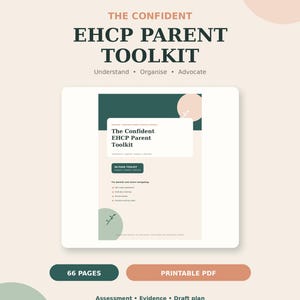 EHCP Parent Toolkit Printable | Annual Review, Evidence & Provision Tracker | SEND Planner for UK Families