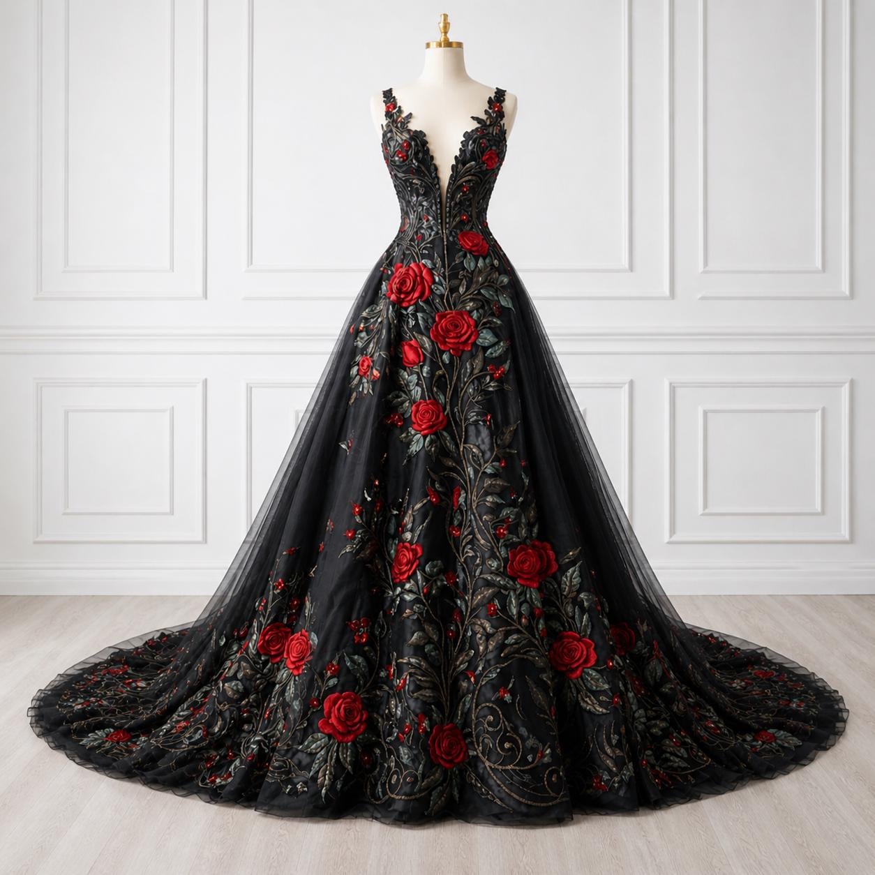 open lace back dress Stunning Beading Ball Gown Wedding Dress with Cape Masquerade Dress Bu –  Siaoryne