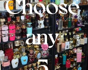 Viral Middle Eastern Perfumes| Pick Any Five (5) 5ml Sample Bundle | Try Before You Buy