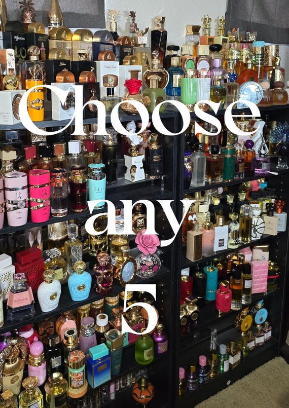 Viral Middle Eastern Perfumes| Pick Any Five (5) 5ml Sample Bundle | Try Before You Buy