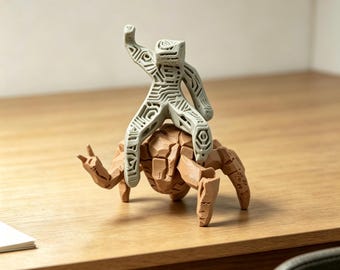 Alien Rocky and Grace figurines, Project Hail Mary collectibles, Desktop ornaments, Home decorations, Gifts.