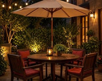 Outdoor Solar Lantern Waterproof LED Hanging Light Garden Patio Decor Warm Glow Lamp