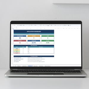 Strumento di monitoraggio delle candidature 2026, Google Sheets Planner (download digitale)