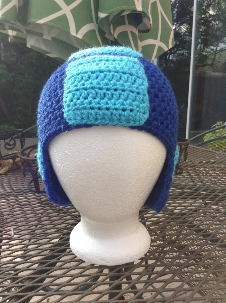 Crochet MegaMan Beanie