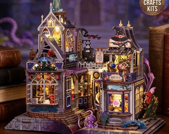 DIY Dollhouse Kit Secret Realm Miniature House Mystic Gateway 3D Puzzle Adults Crafts