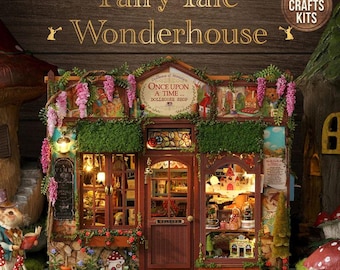 DIY Dollhouse Kit Fairytale Wonderhouse Miniature House Doll's House Shop 3D Puzzle Adult Crafts