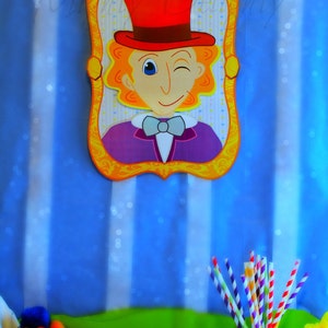 Chocolate Factory Character Decoration Print at home image 1