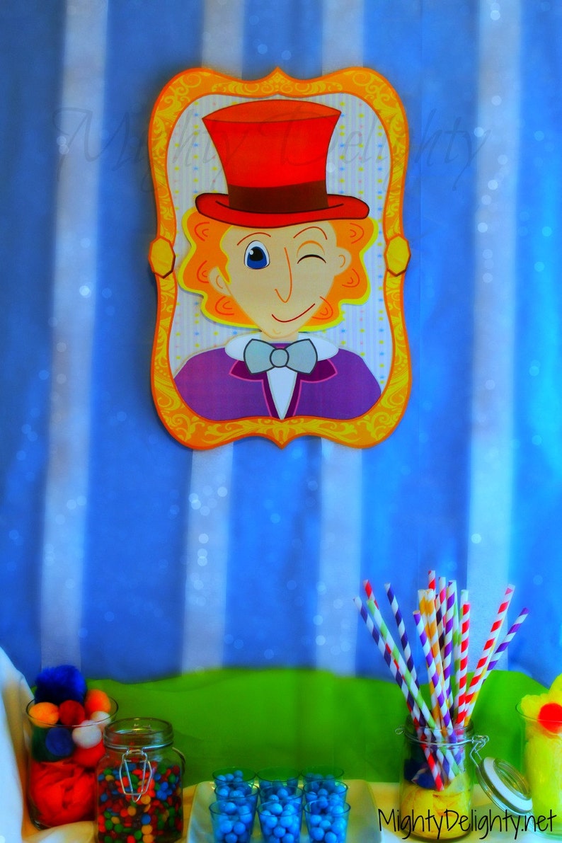 Chocolate Factory Character Decoration Print at home image 1