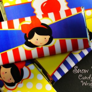 Snow White Hershey&#39;s© Candy Bar Wrapper Printable Instant Download