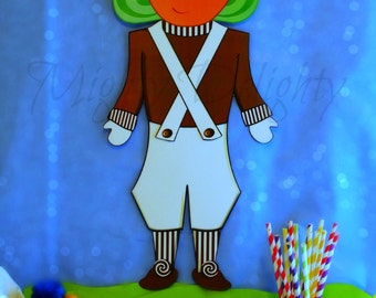 Chocolate Party Character Decoration, Stands 23 Inches tall!  Perfect addition to any factory Party