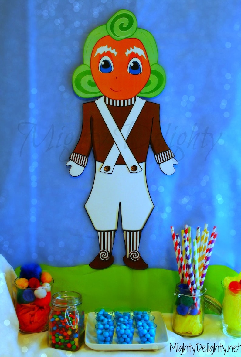Oompa Loompa Party Decoration Stands 23 Inches tall