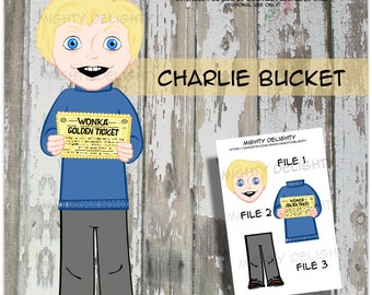 Charlie Cutout Large Party Printable