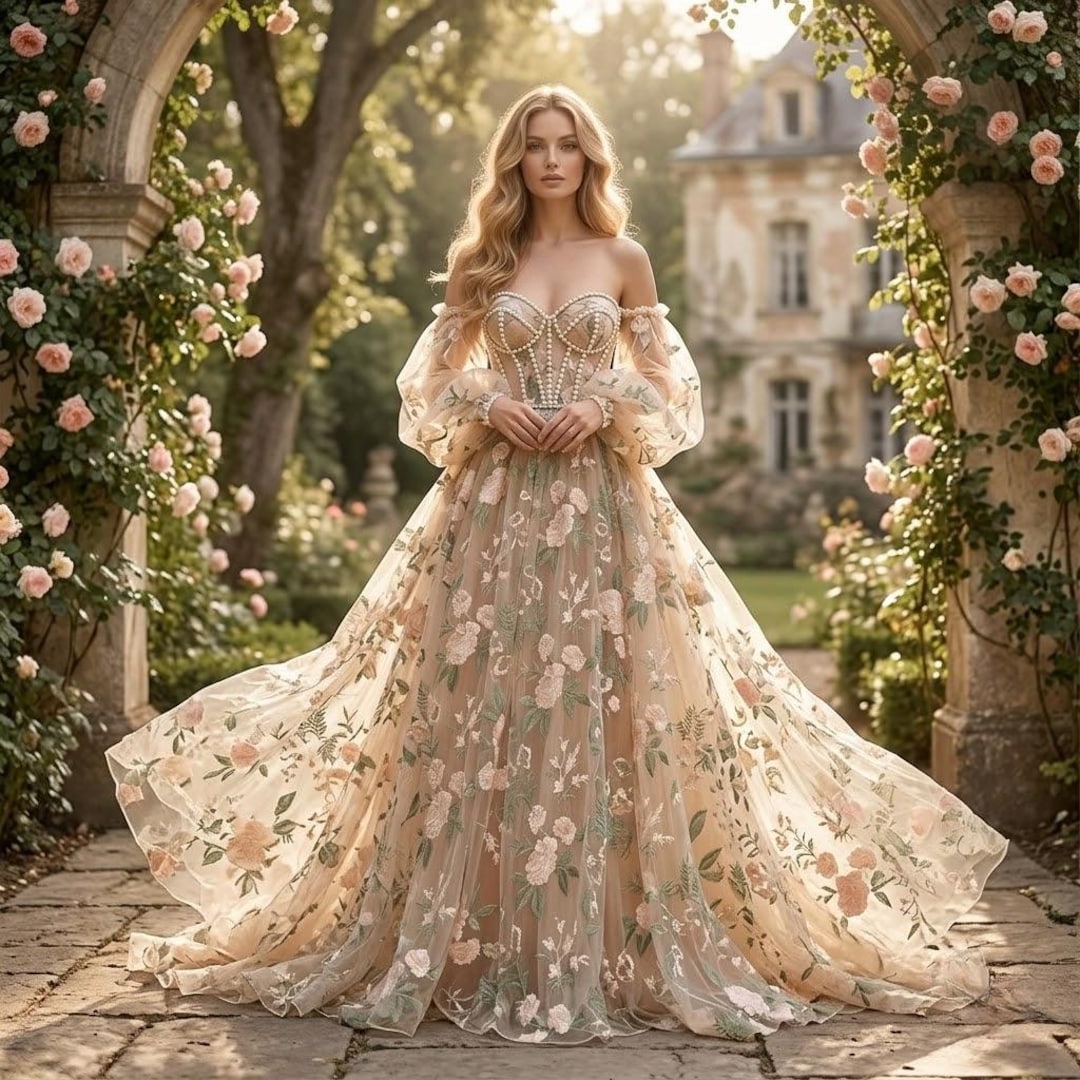 strapless fairy dress Off Shouder/strapless Evening Dress, Fashionable Fairy Dress, Princess Evening Dress