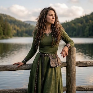 Green Elven Dress - Etsy