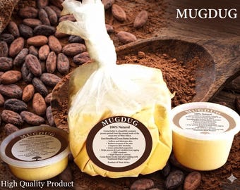 Manteca de cacao cruda, 100 % natural, orgánica, prensada en frío, hidratante para piel, rostro, cabello y cuerpo. Producto de calidad alimentaria. Venta al por mayor.