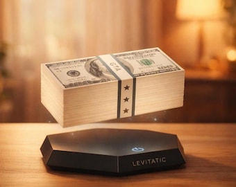 Lámpara de dinero levitante de GTA: luz magnética flotante con dinero en efectivo, decoración de escritorio para gamers RGB, lámpara LED cyberpunk, regalo único para él, configuración de juego.