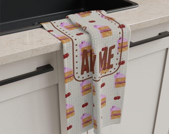 Patrón de paño de cocina/utensilios de repostería "Los dulces los hago yo"