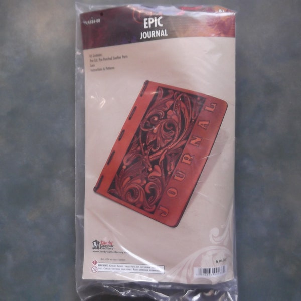 Tandy Leather Epic Journal Kit 4184-00 Sealed and Complete