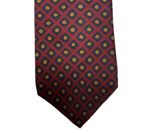 Liberty of London Silk Tie Vintage Made USA Imported England 100% Silk