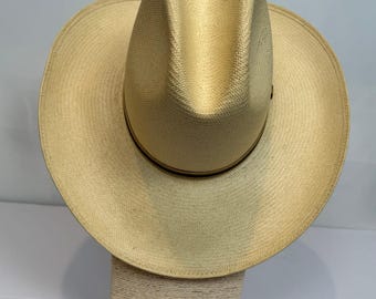 Vintage Resistol Self-Conforming Straw Western Cowboy Hat Made in Texas USA — Cattlemans Shop Prescott AZ