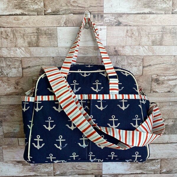 Nautical Diaper Bag Etsy