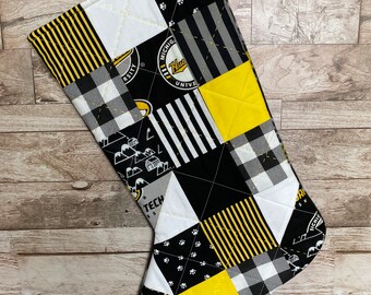 Michigan Tech Huskies Quilted Stocking