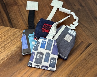 Dr Who Tardis Teabags Catnip Cat Toys