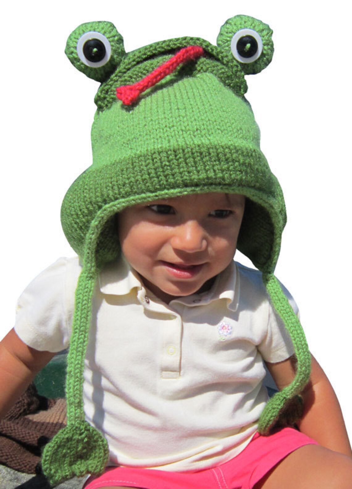 PATTERNKnit Frog Hat Etsy
