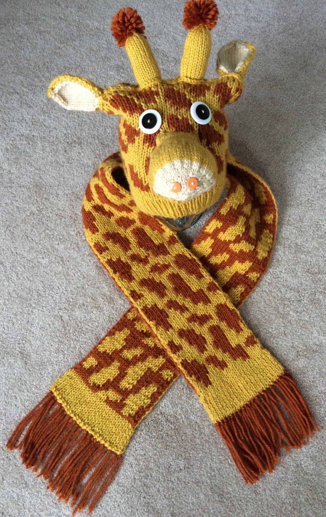 Écharpe Tour De Cou Bébé Walabe - Motif Girafe Imprimé - Coton Doux Et élastique - Pour Fille Et Garçon - Accessoire Déco Et Anti-froid