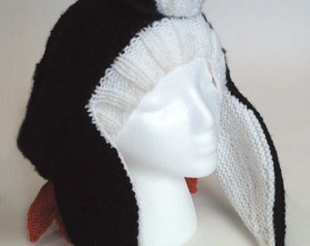 PATTERN - Knit Penguin Hat