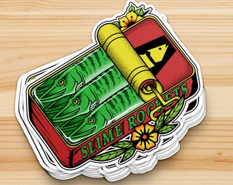 Musky Sardines – Slime Rocket Musky Decal