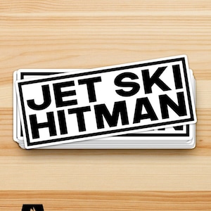 Jet Ski Hitman - Fishing Decal