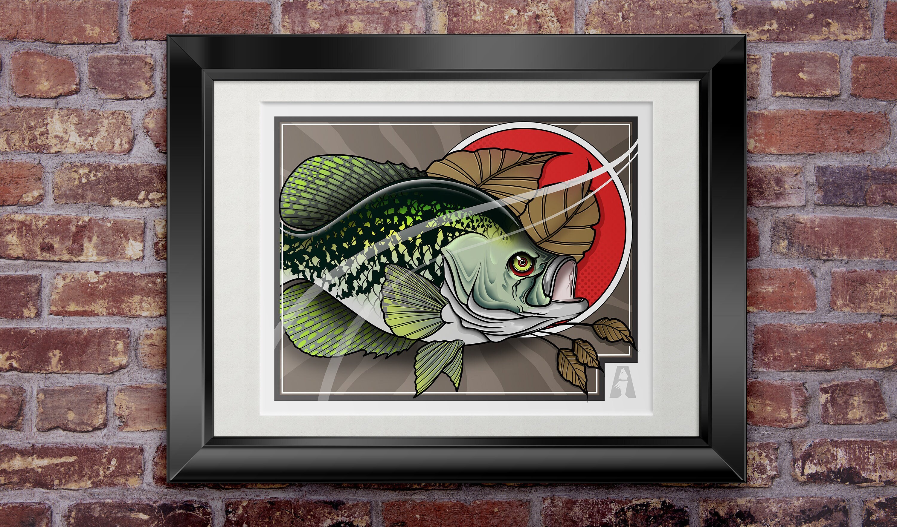 Crappie Chaser - Crappie Fishing Print