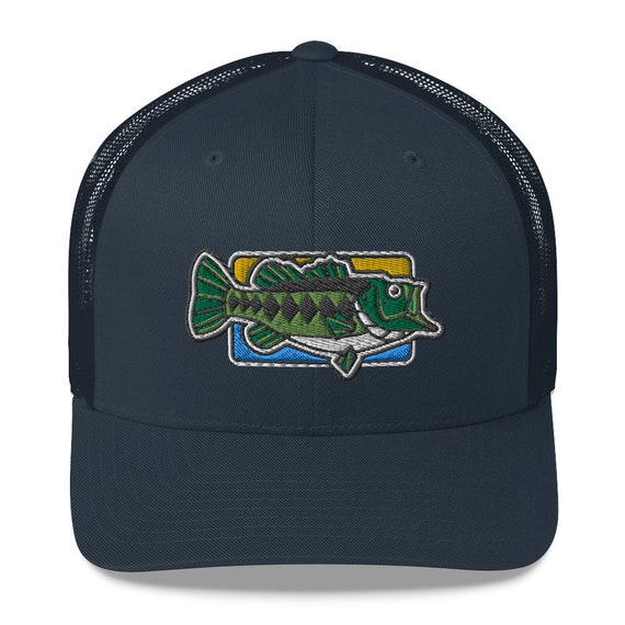 Fishing Hat Largemouth Bass Fishing Baseball Hat Etsy