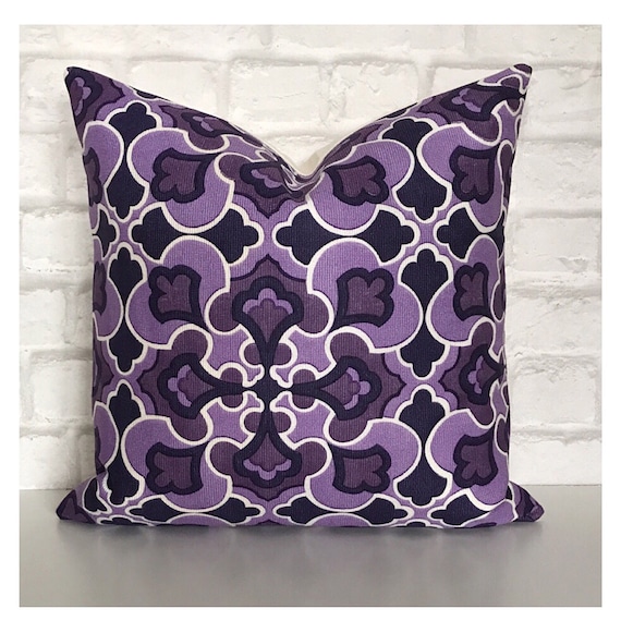 Chenille Lavender Purple Housse de Coussin 18/" X 18/" Épais Tissu
